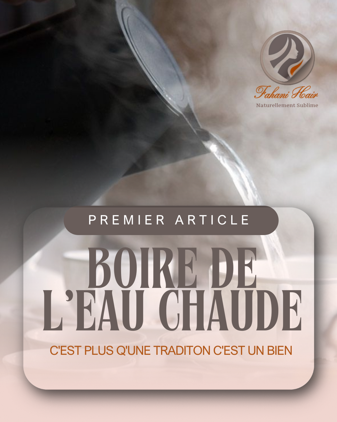 Boire de l'eau chaude
